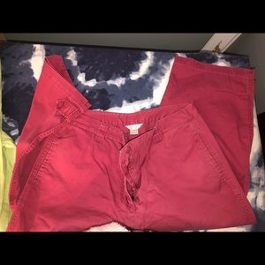 Pink Clam digger shorts size 12